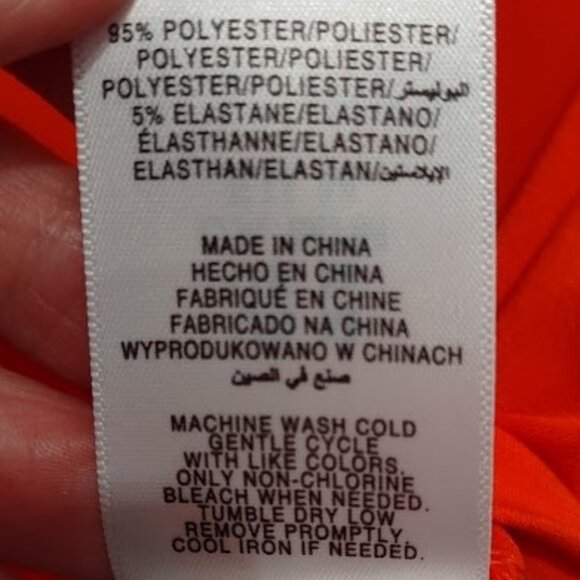 Ellen Tracy Tangerine Top - Picture 6 of 6